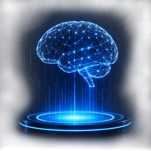 Abstract AI visualization